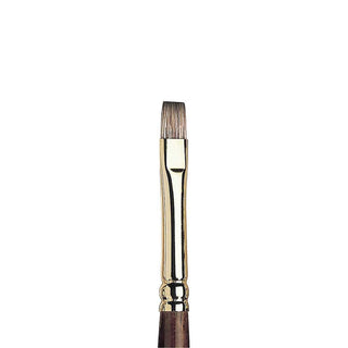 Winsor & Newton Monarch Uzun Saplı Sentetik Kısa Yassı Fırça N:4
