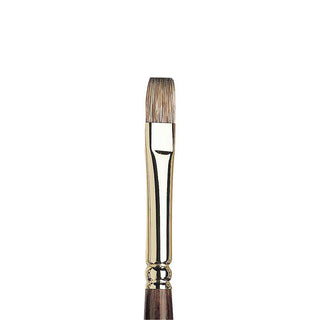 Winsor & Newton Monarch Uzun Saplı Sentetik Kısa Yassı Fırça N:6