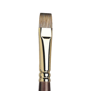 Winsor & Newton Monarch Uzun Saplı Sentetik Kısa Yassı Fırça N:10