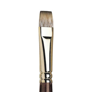 Winsor & Newton Monarch Uzun Saplı Sentetik Kısa Yassı Fırça N:12