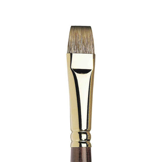 Winsor & Newton Monarch Uzun Saplı Sentetik Kısa Yassı Fırça N:14