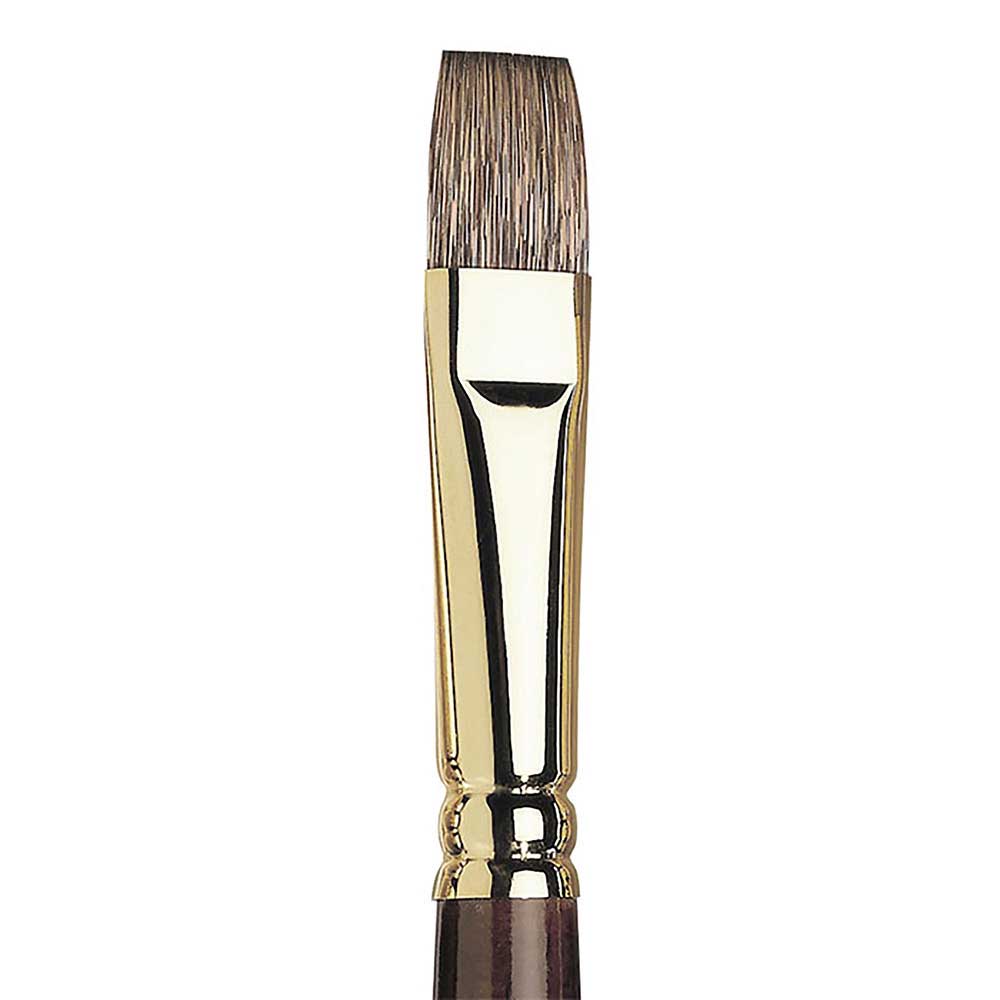 Winsor & Newton Monarch Uzun Saplı Sentetik Yassı Fırça N:12