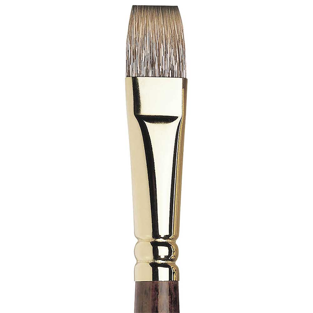 Winsor & Newton Monarch Uzun Saplı Sentetik Yassı Fırça N:14