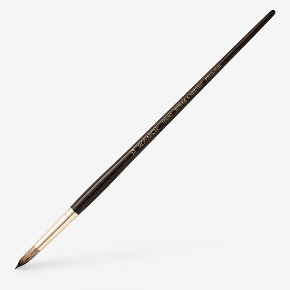 Winsor & Newton Monarch Uzun Saplı Sentetik Yuvarlak Fırça N:12