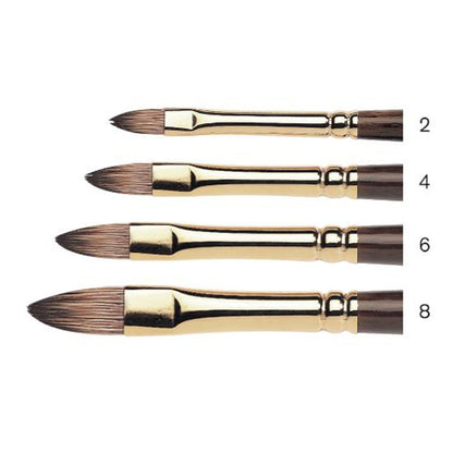 Winsor & Newton Monarch Uzun Saplı Sentetik Kısa Kedidili Fırça N:8
