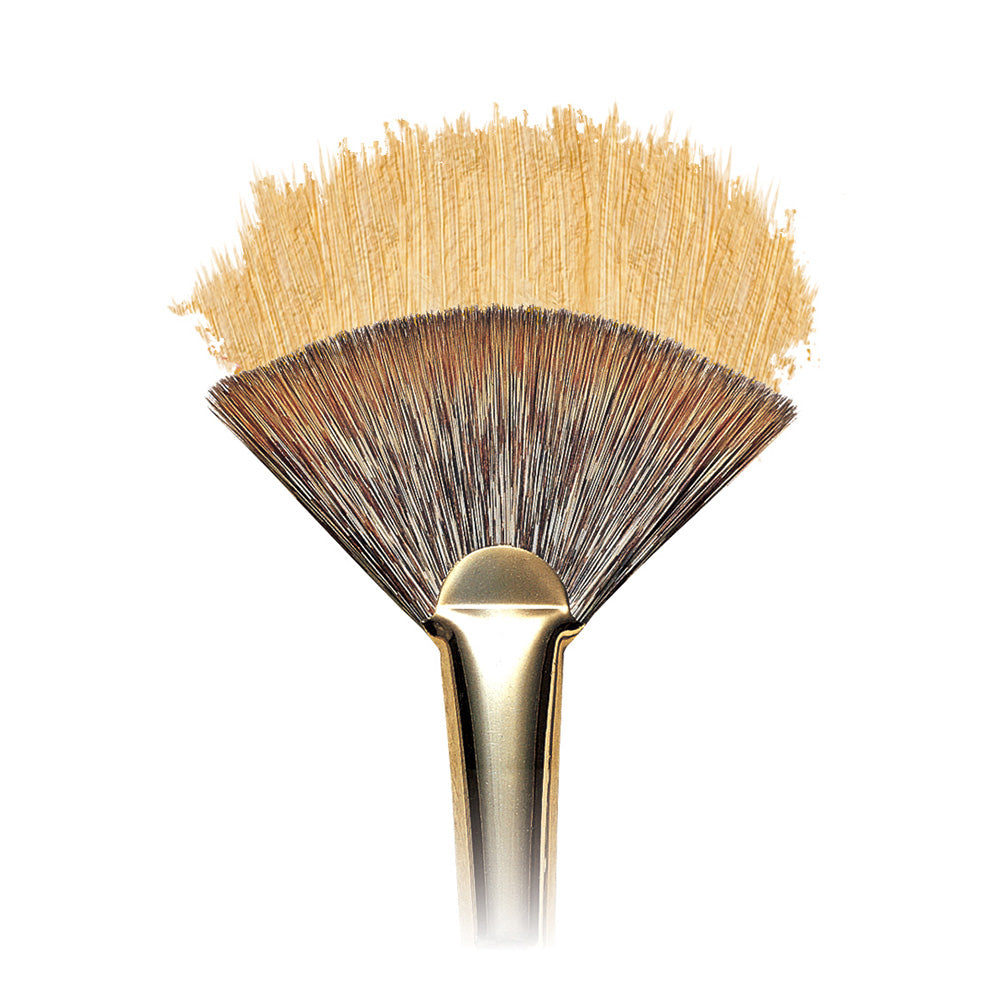 Winsor & Newton Monarch Uzun Saplı Sentetik Yelpaze Fırça N:4