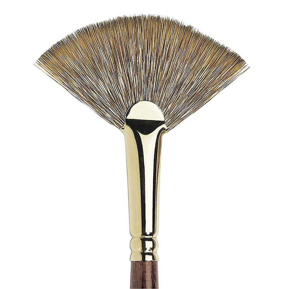 Winsor & Newton Monarch Uzun Saplı Sentetik Yelpaze Fırça N:6