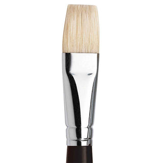 Winsor & Newton Azanta Black Uzun Saplı Kıl Kısa Yassı Fırça N:12