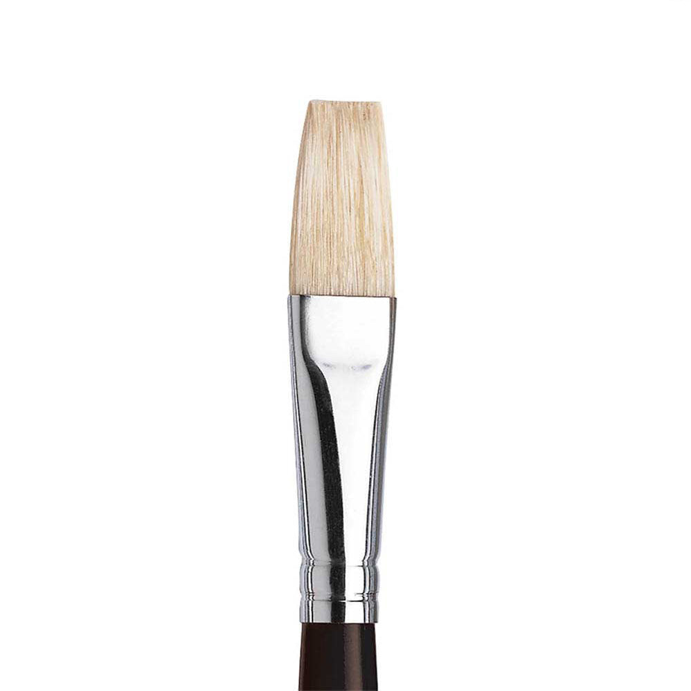 Winsor & Newton Azanta Black Uzun Saplı Kıl Yassı Fırça N:8