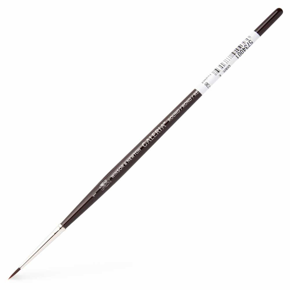 Winsor & Newton Galeria Uzun Saplı Sentetik Yuvarlak Fırça N:1