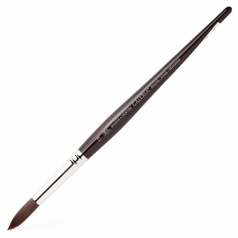 Winsor & Newton Galeria Uzun Saplı Sentetik Yuvarlak Fırça N:12