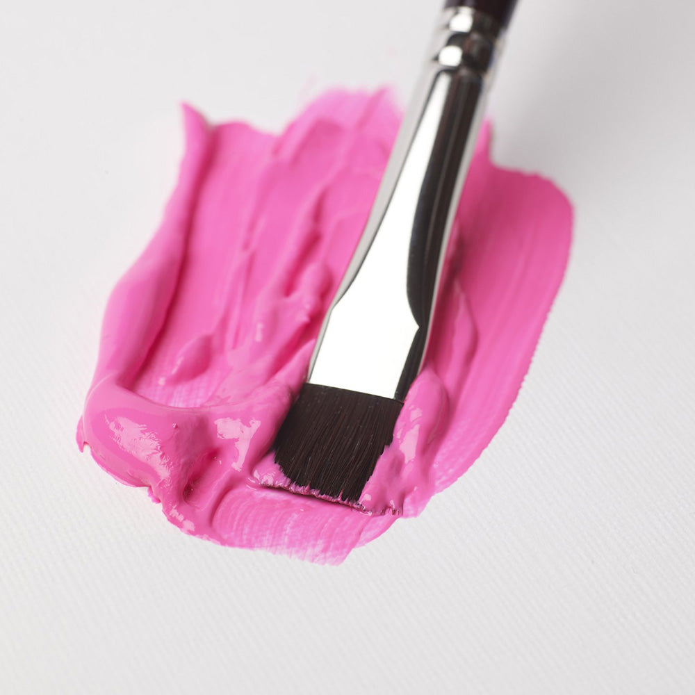 Winsor & Newton Galeria Uzun Saplı Sentetik Kısa Yassı Fırça N:2