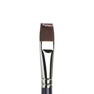 Winsor & Newton Galeria Uzun Saplı Sentetik Kısa Yassı Fırça N:14