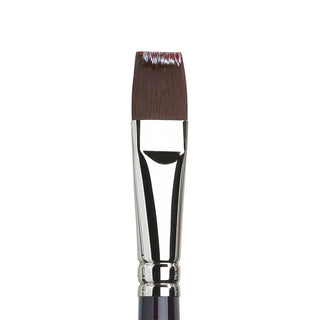 Winsor & Newton Galeria Uzun Saplı Sentetik Kısa Yassı Fırça N:18