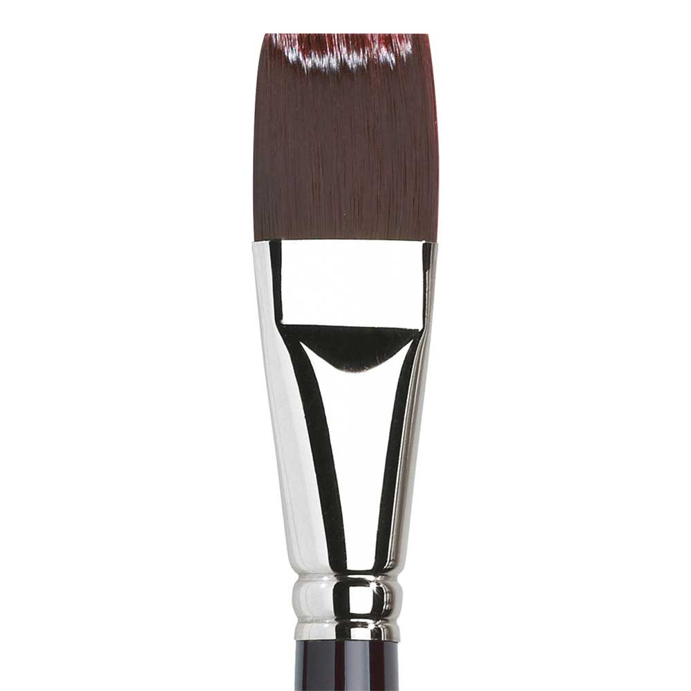 Winsor & Newton Galeria Uzun Saplı Sentetik Kısa Yassı Fırça N:28