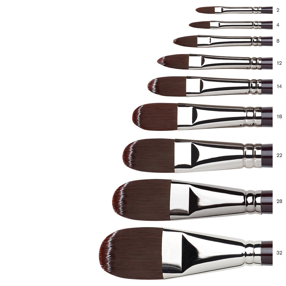 Winsor & Newton Galeria Uzun Saplı Sentetik Kedidili Fırça N:4