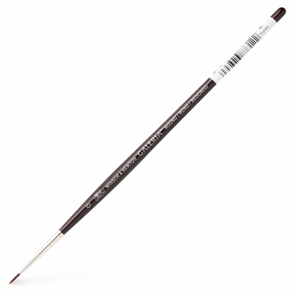 Winsor & Newton Galeria Kısa Saplı Sentetik Yuvarlak Fırça N:0