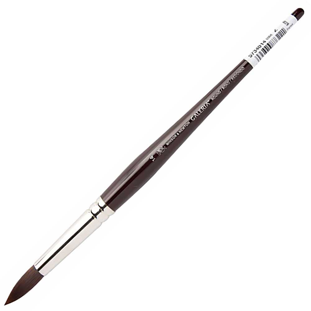 Winsor & Newton Galeria Kısa Saplı Sentetik Yuvarlak Fırça N:14