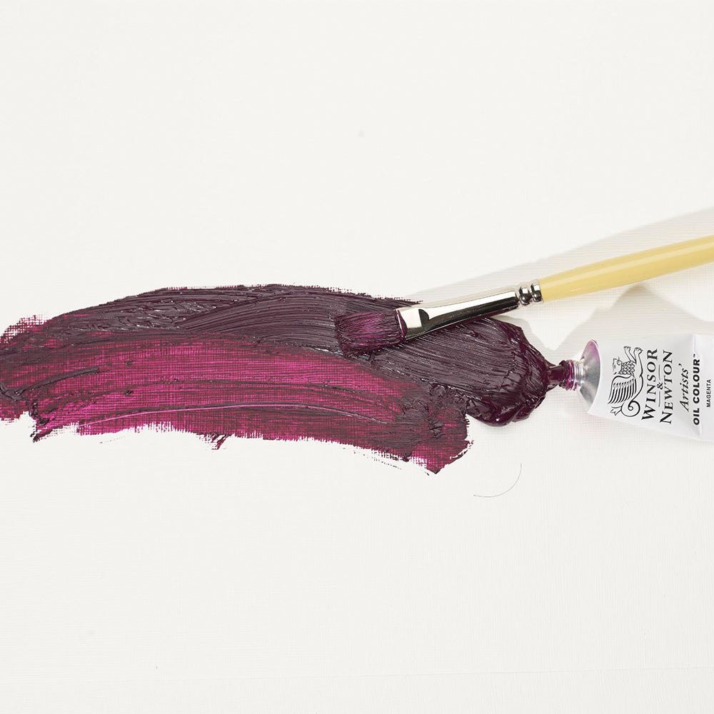 Winsor & Newton Artists' Hog Uzun Saplı Kıl Kısa Kedidili Fırça N:2