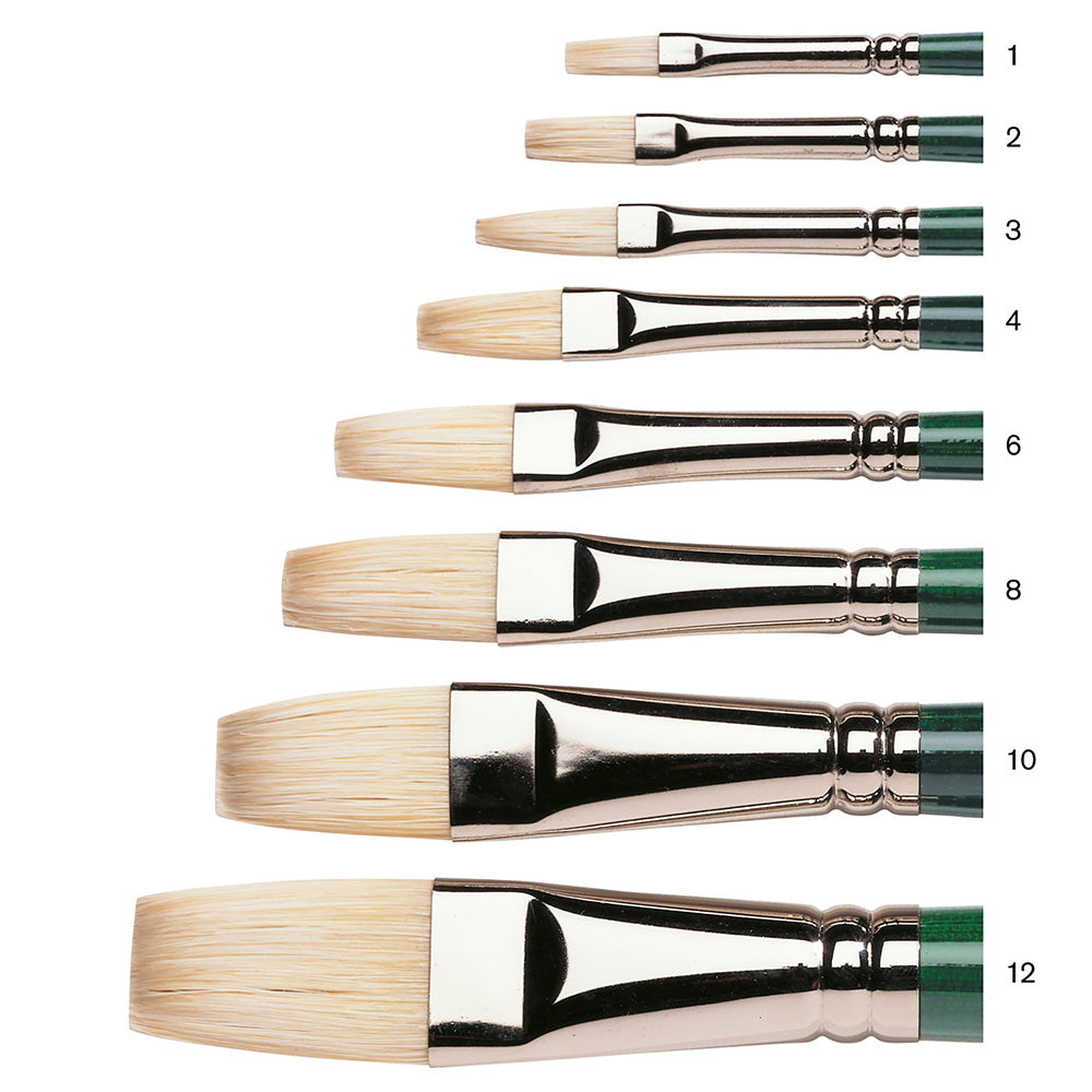 Winsor & Newton Winton Uzun Saplı Kıl Yassı Fırça N:2