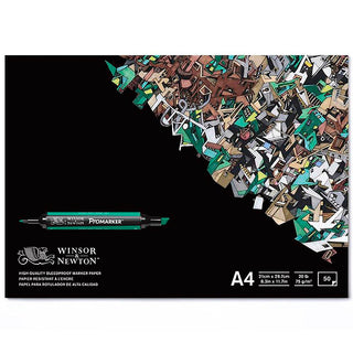 Winsor & Newton Promarker 70gr Akma Yapmayan Markör Blok 50 Sayfa A4 (21x29.7cm)