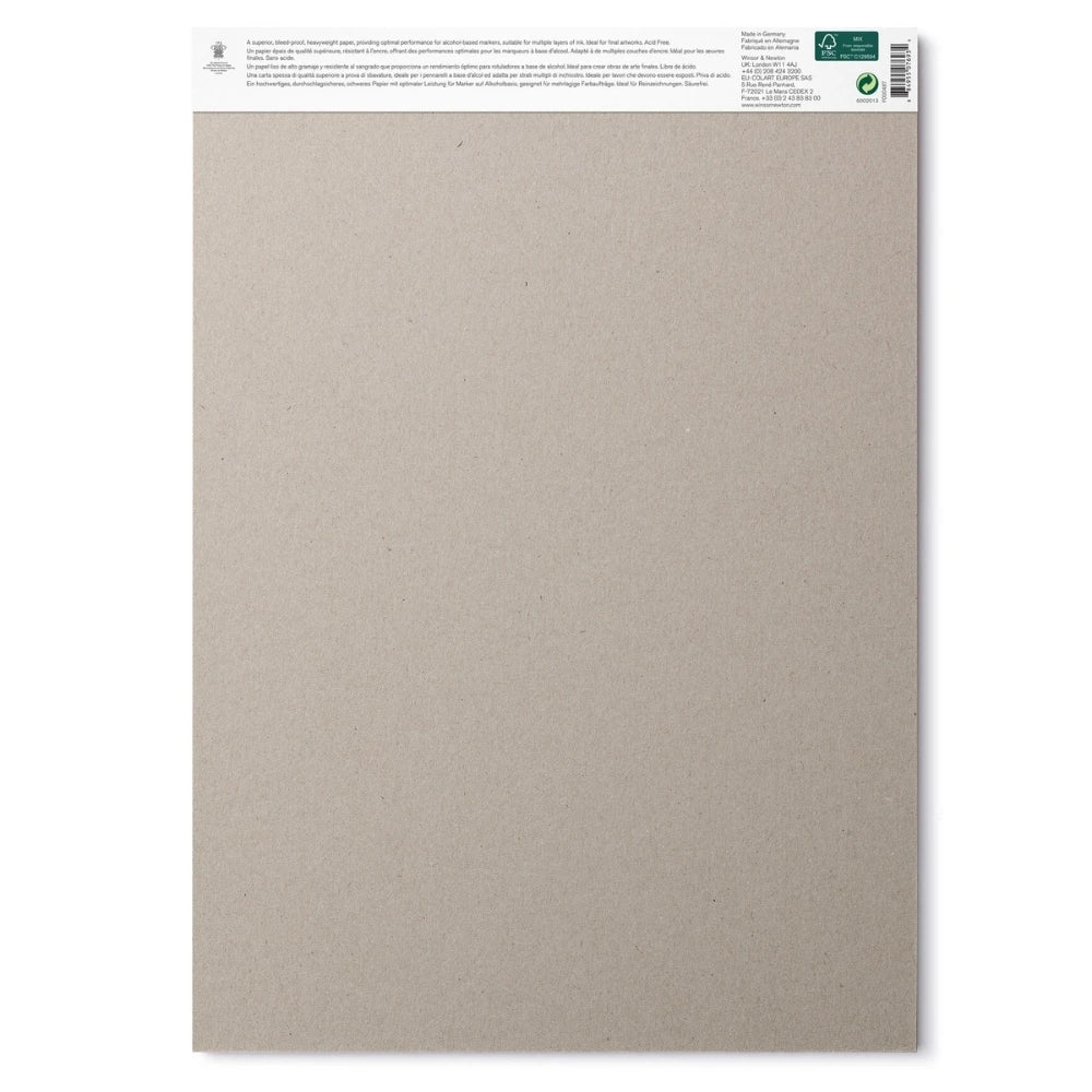 Winsor & Newton Akma Yapmayan Markör Bloknotu (Yapışkanlı) 160gr 25 Sayfa A3