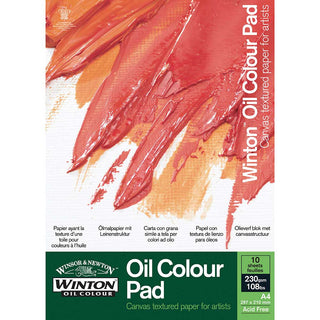 Winsor & Newton Winton Oil Colour Pad 230gr Yağlı Boya Blok 10 Sayfa A4 (21x29.7cm)