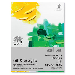 Winsor & Newton Yağlı Boya Akrilik Bloknotu (Yapışkanlı) 230gr 10 Sayfa 31x41cm