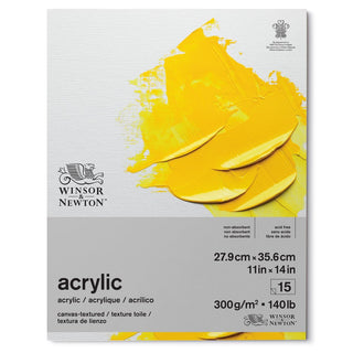 Winsor & Newton Akrilik Bloknotu (Yapışkanlı) 300gr 15 Sayfa 28x36cm