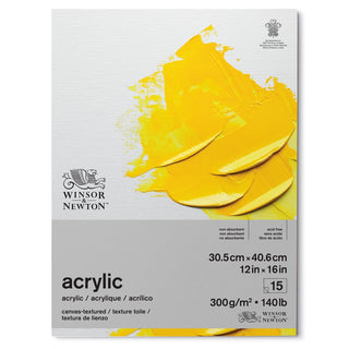 Winsor & Newton Akrilik Bloknotu (Yapışkanlı) 300gr 15 Sayfa 31x41cm