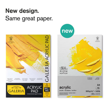 Winsor & Newton Akrilik Bloknotu (Yapışkanlı) 300gr 15 Sayfa 41x51cm