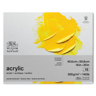 Winsor & Newton Akrilik Bloknotu (Yapışkanlı) 300gr 15 Sayfa 41x51cm