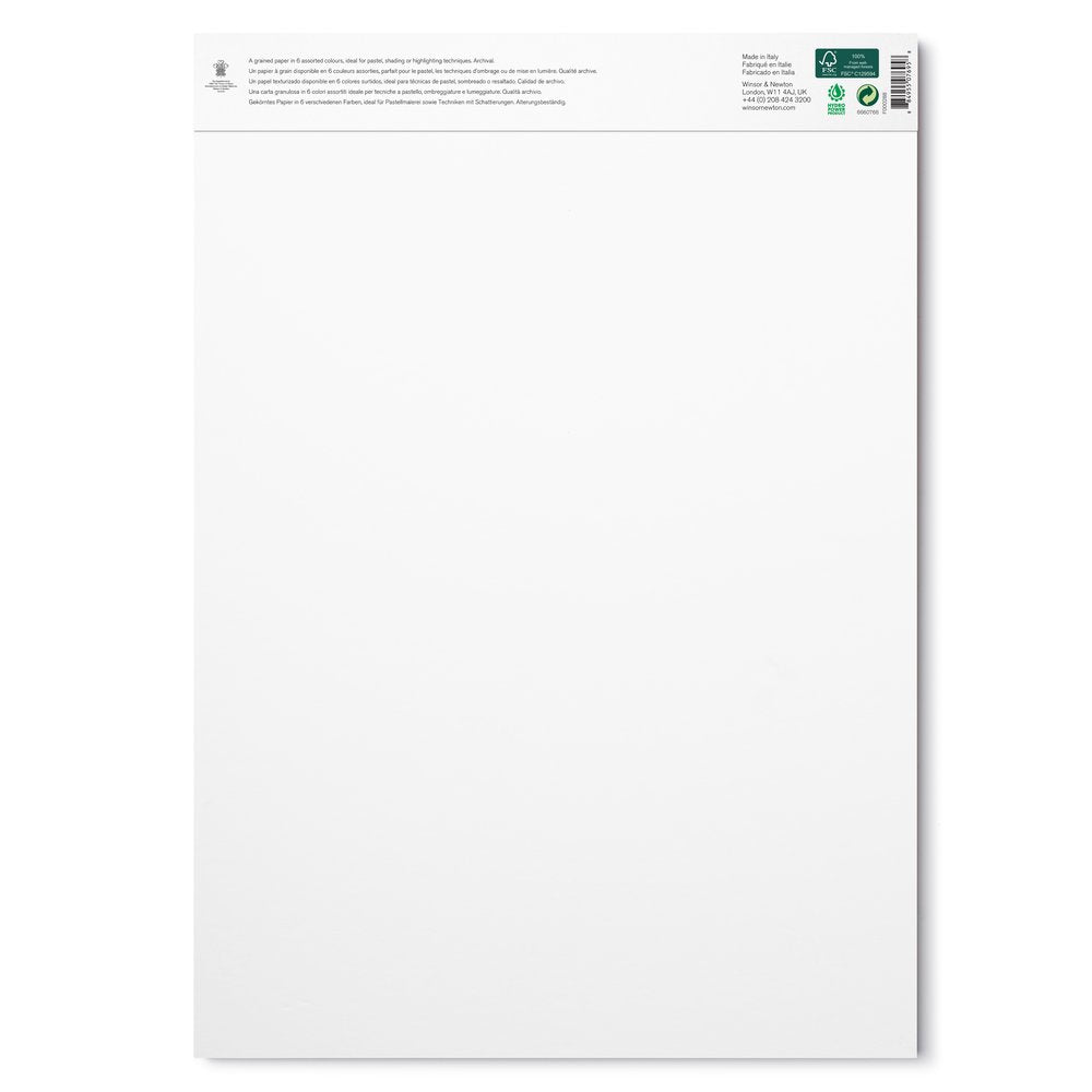 Winsor & Newton Pastel Bloknotu (Yapışkanlı) Toprak Tonlu Naturel Dokulu 160gr 24 Sayfa A3 (29.7x42cm)