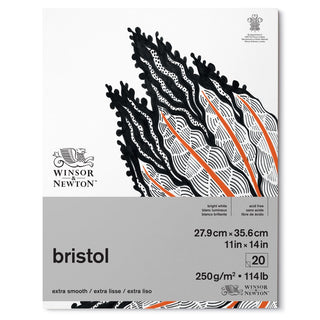 Winsor & Newton Bristol Bloknotu (Yapışkanlı) 250gr 20 Sayfa 28x36cm