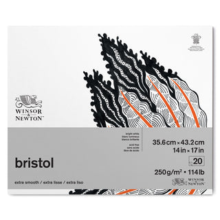 Winsor & Newton Bristol Bloknotu (Yapışkanlı) 250gr 20 Sayfa 36x43cm