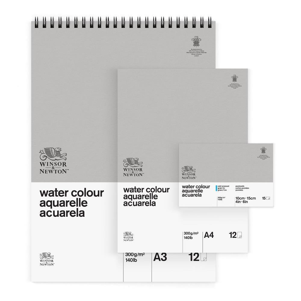 Winsor & Newton Classic Watercolour Pad Cold Pressed 300gr Spiralli Sulu Boya Blok 12 Sayfa A3 (29.7x42cm)
