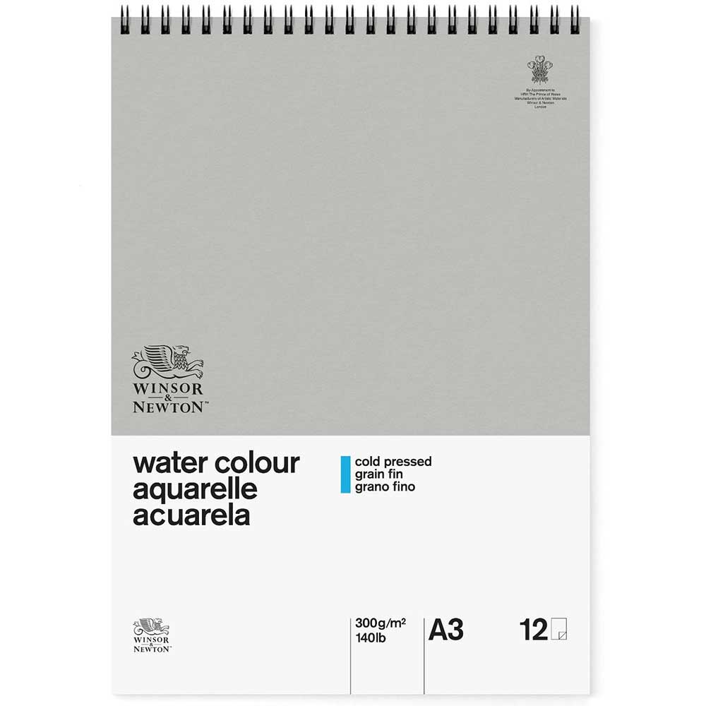 Winsor & Newton Classic Watercolour Pad Cold Pressed 300gr Spiralli Sulu Boya Blok 12 Sayfa A3 (29.7x42cm)