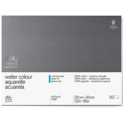 Winsor & Newton Professional Watercolour Block Cold Pressed 300gr Sulu Boya Blok 20 Sayfa 31x41cm