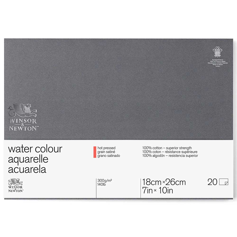 Winsor & Newton Professional Watercolour Block Hot Pressed 300gr Sulu Boya Blok 20 Sayfa 18x26cm