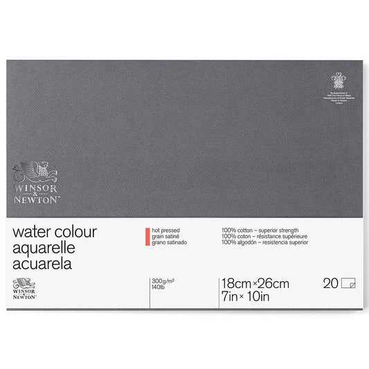 Winsor & Newton Professional Watercolour Block Hot Pressed 300gr Sulu Boya Blok 20 Sayfa 18x26cm