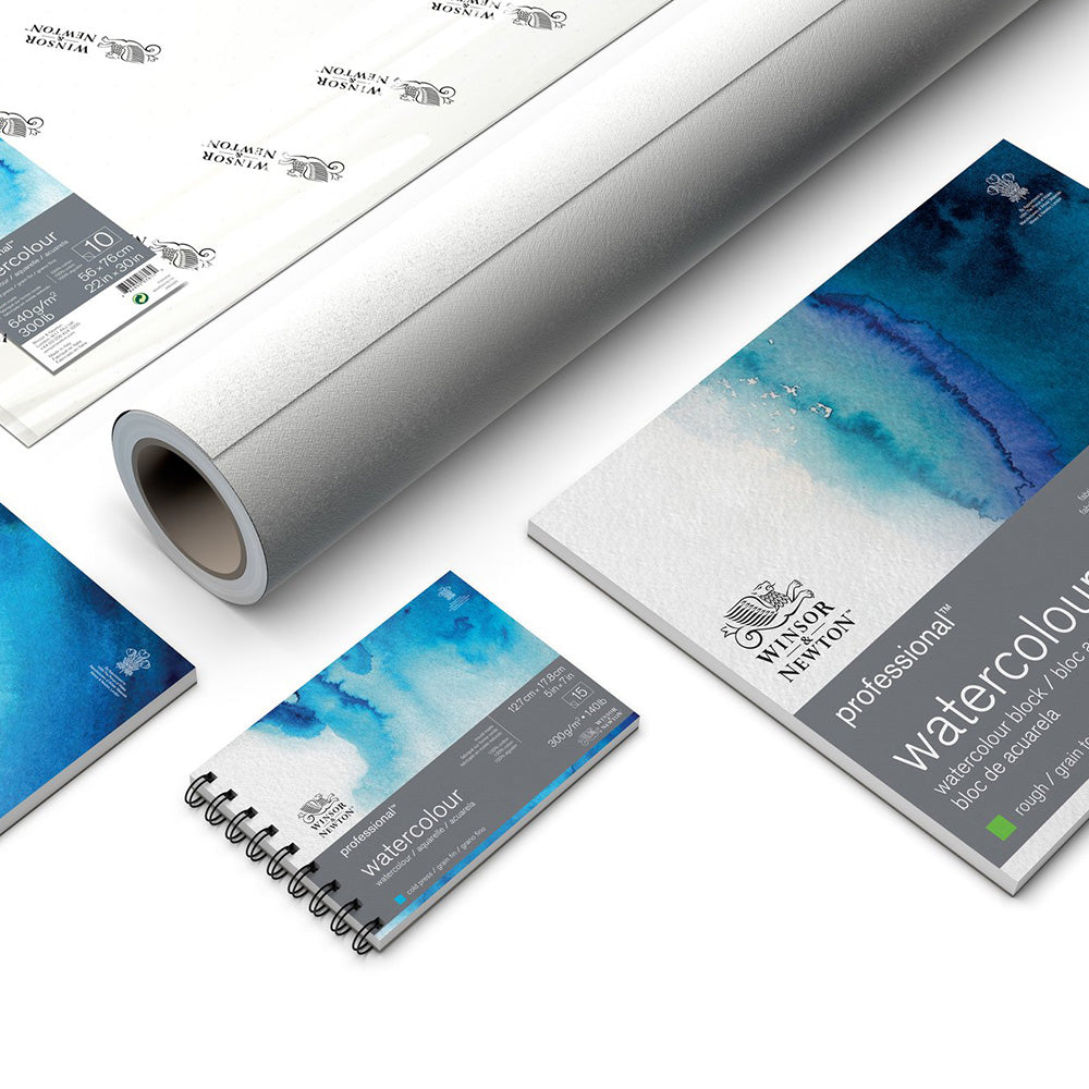 Winsor & Newton Professional Sulu Boya Kağıdı Sıcak Baskı 300gr 56x76cm