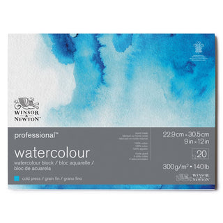 Winsor & Newton Professional Sulu Boya Bloknotu Soğuk Baskı 300gr 20 Sayfa 23x30.5cm