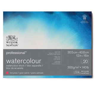 Winsor & Newton Professional Sulu Boya Bloknotu Sıcak Baskı 300gr 20 Sayfa 31x41cm
