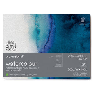 Winsor & Newton Professional Sulu Boya Bloknotu Naturel Dokulu 300gr 20 Sayfa 23x30.5cm