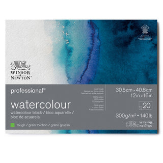 Winsor & Newton Professional Sulu Boya Bloknotu Naturel Dokulu 300gr 20 Sayfa 31x41cm