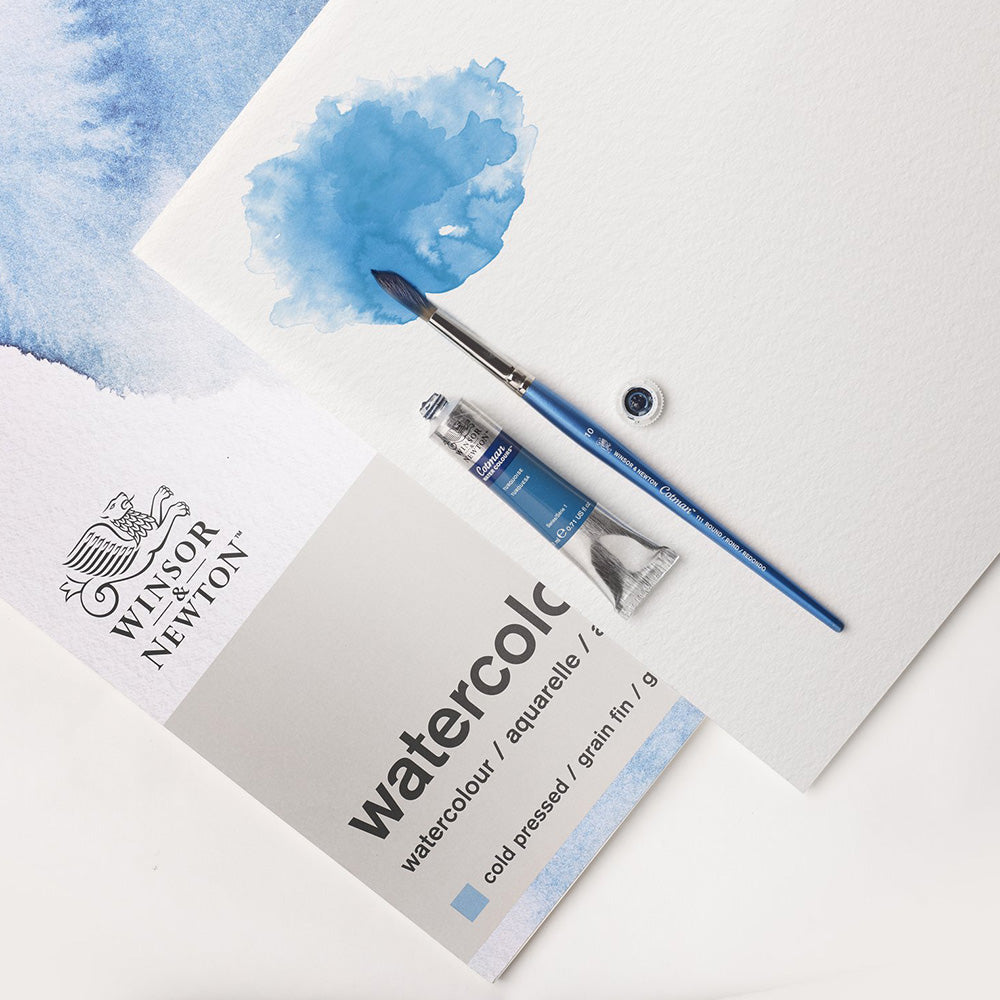 Winsor & Newton Sulu Boya Bloknotu (Yapışkanlı) Soğuk Baskı 300gr 12 Sayfa A3 (29.7x42cm)