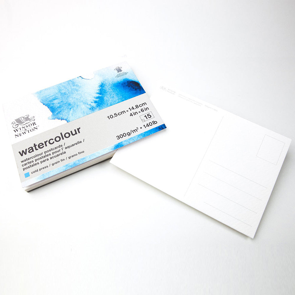 Winsor & Newton Sulu Boya Bloknotu (Kartpostal) Soğuk Baskı 300gr 15 Sayfa 18x25cm