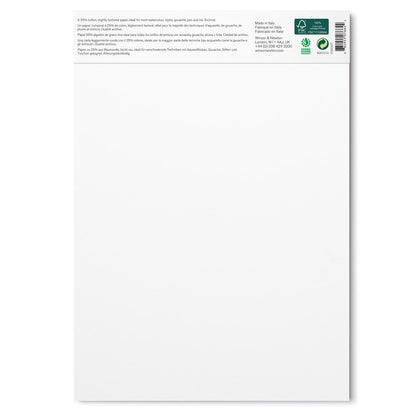 Winsor & Newton Sulu Boya Jumbo Bloknotu (Yapışkanlı) Soğuk Baskı 300gr 50 Sayfa A4 (21x29.7cm)