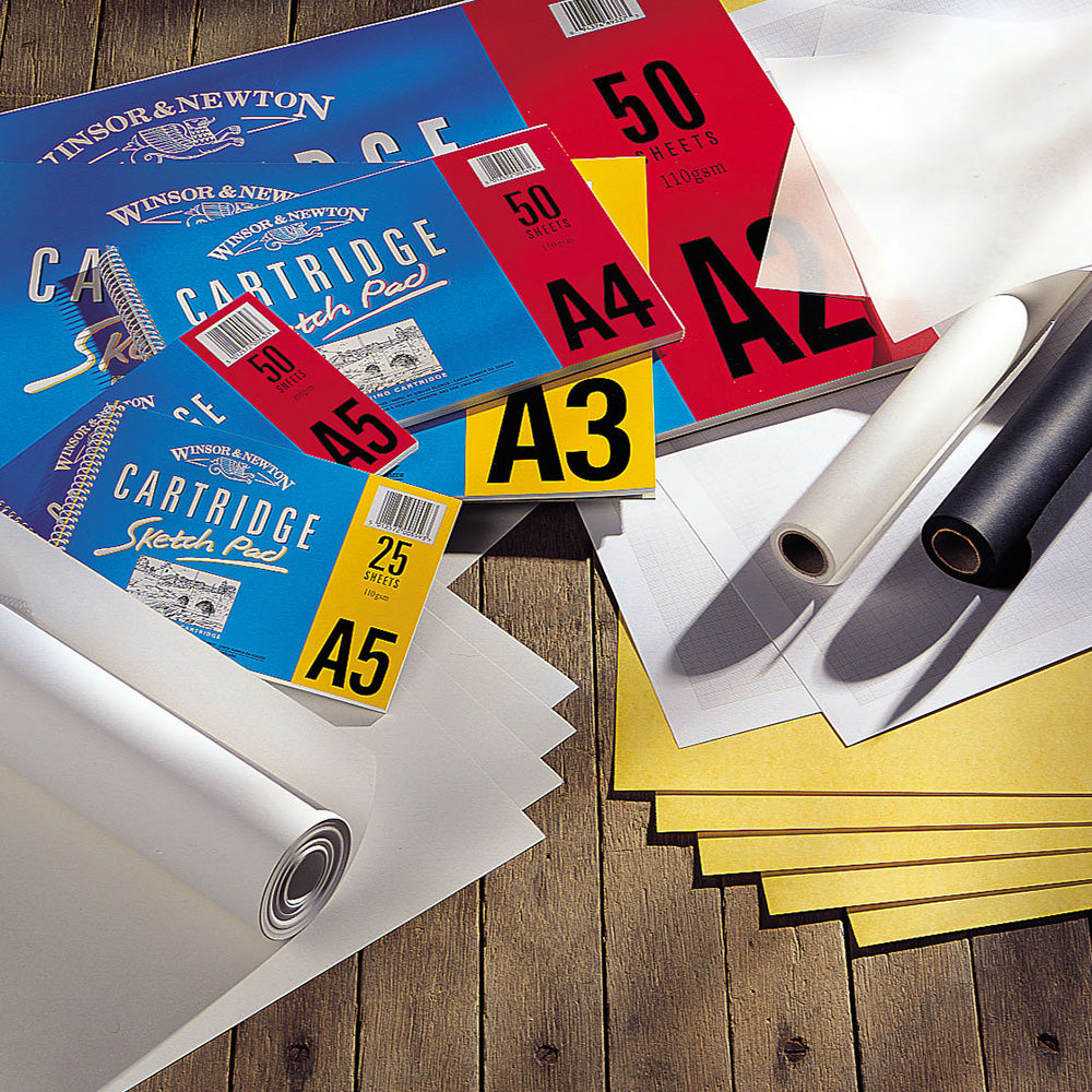 Winsor & Newton Cartridge Sketch Pad 110gr Spiralli Çizim Blok 50 Sayfa A4 (21x29.7cm)