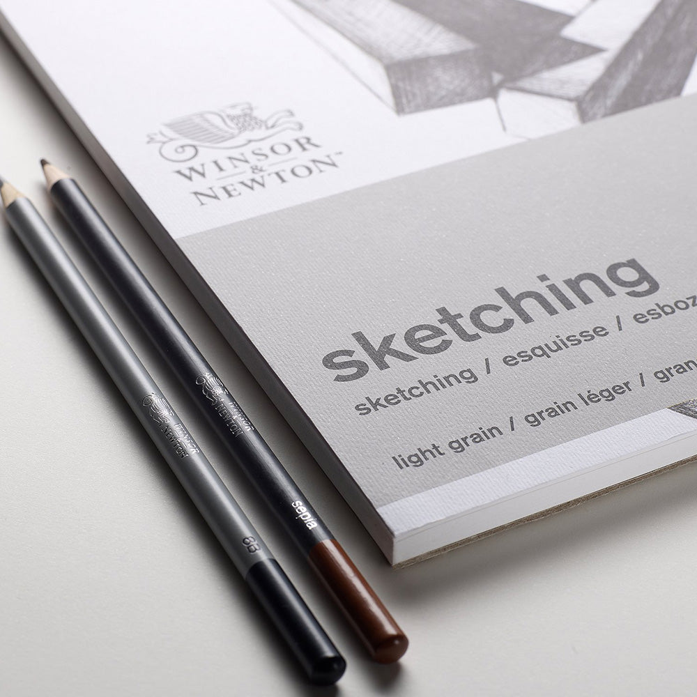Winsor & Newton Eskiz Çizim Bloknotu (Spiralli) Hafif Dokulu 110gr 50 Sayfa A3 (29.7x42cm)